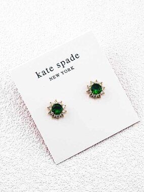 Kate Spade Crystal Inlaid Stud Earrings